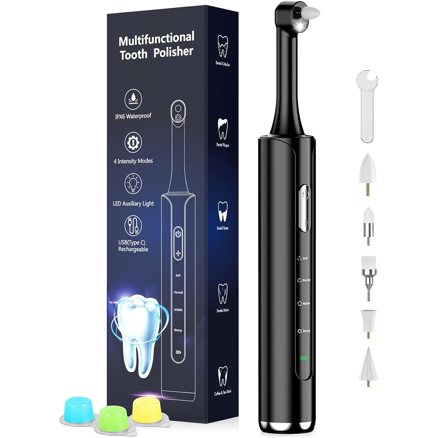 Teeth Whitening Or Tooth Whitening - Diş Parlatıcı Şarj Edilebilir Diş Parlatıcı,