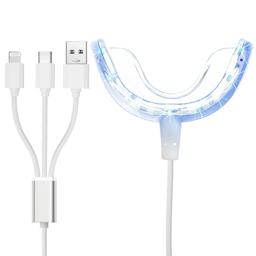 Led Mouth Tray - Diş Beyazlatma Güçlendirici Işık, Mavi LED