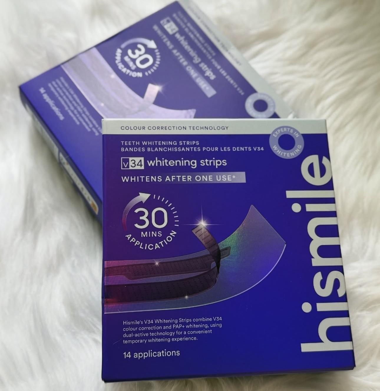 Teeth Whitening After Care - Mor Renkli Sarı Diş Lekelerini Giderir