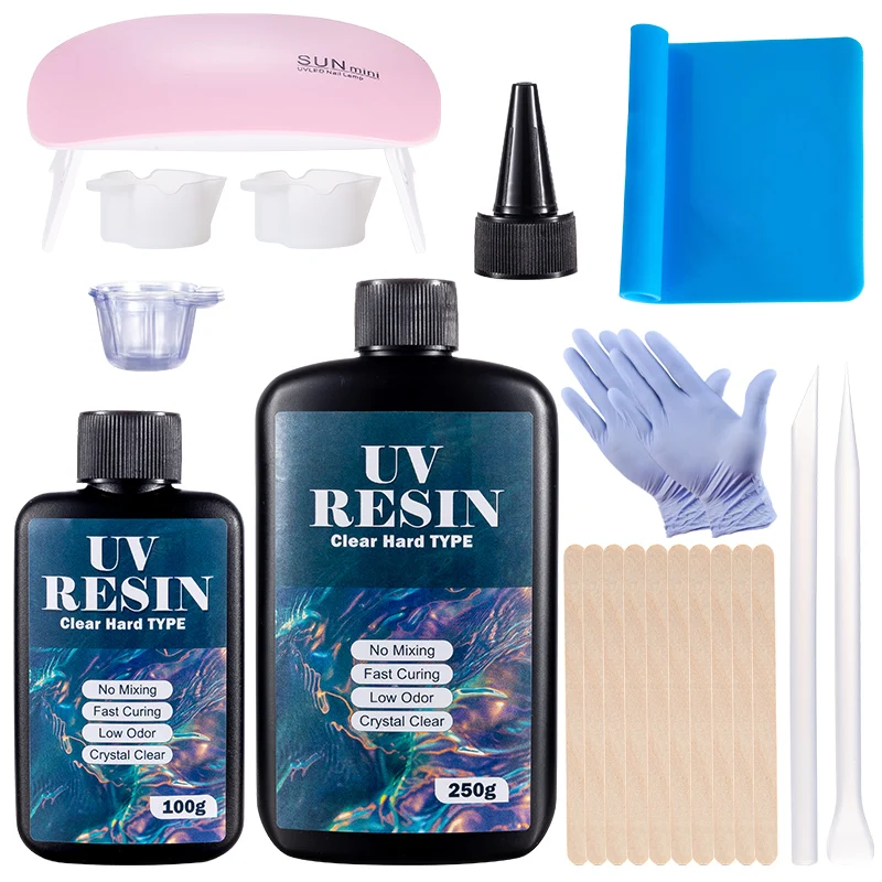 Uv Whitening Kit - Sert UV Reçine Tutkal Seti Hızlı