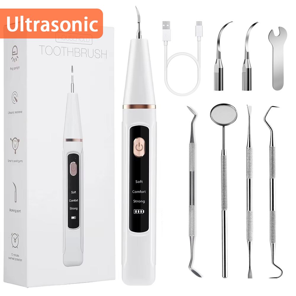 Teeth Whitening And Stain Removal - Elektrikli Ultrasonik Diş Taşı Temizleyici Ağız