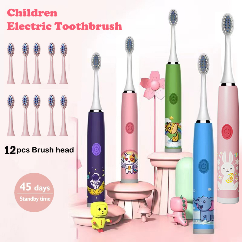 Teeth Whitening Toothbrush - Çocuk Sonic Elektrikli Diş Fırçası Renkli