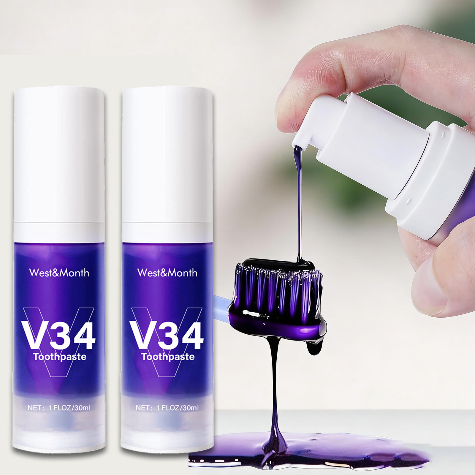 Teeth Whitening Mousse - V34 Diş Beyazlatıcı Diş Macunu 30ml
