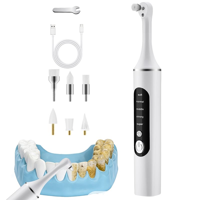 Teeth Whitening Toothbrush - A83G-LED Işıklı Şarj Edilebilir Elektrikli Diş