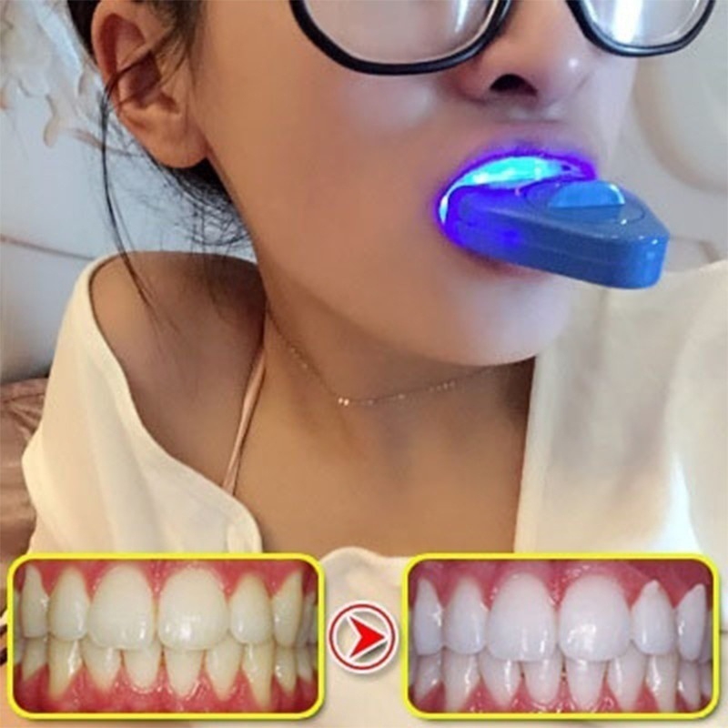 Teeth Whitening Video - LED Diş Beyazlatma Işığı Beyazlatıcı Mavi