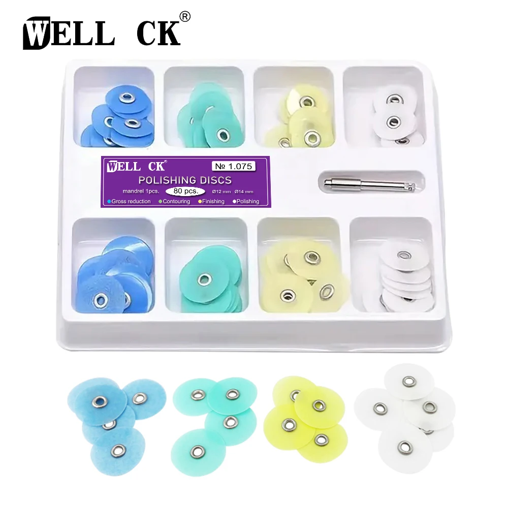 Teeth Whitening Home - WELLCK Diş Parlatma Diskleri Brüt Azaltma