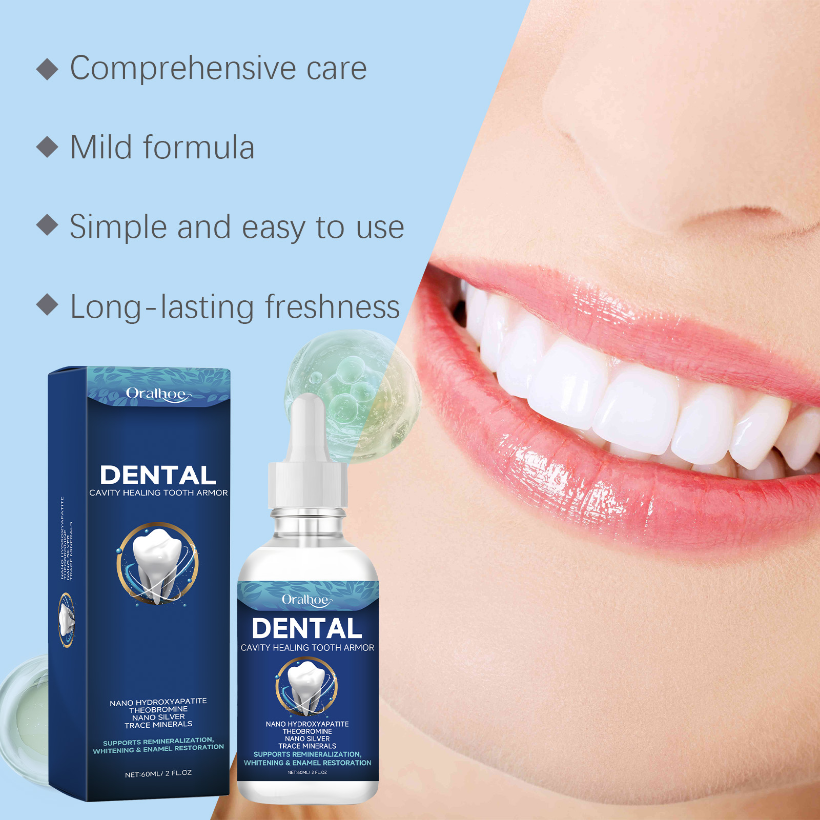 Oralhoe Diş Beyazlatıcı Serum  - Teeth Whitening And Stain Removal incelemesi ve fiyatı
