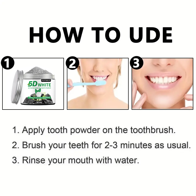 YUlTlKUE 5D Beyaz Aktif Kömür  - Teeth Whitening Clinic incelemesi ve fiyatı