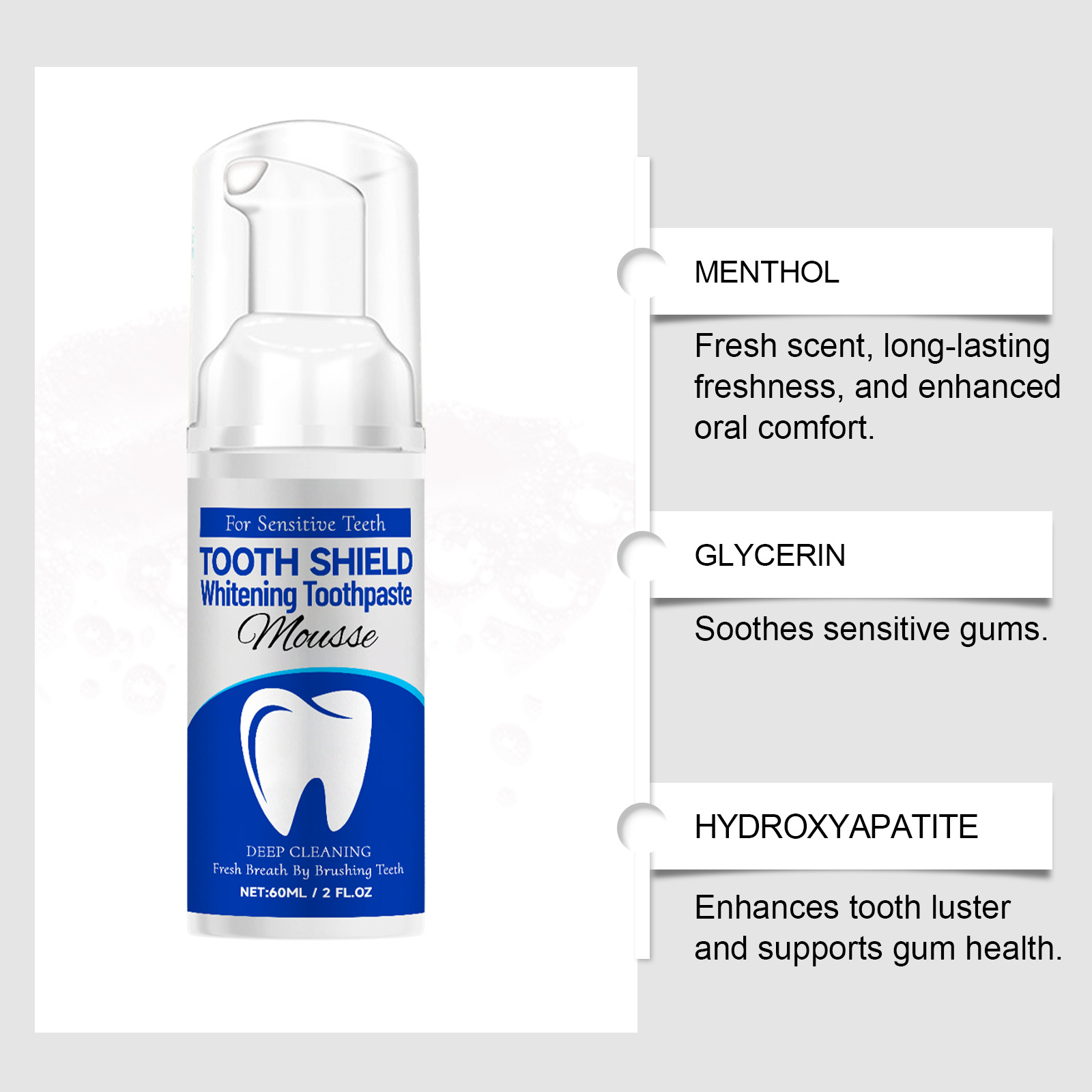 Hidroksiapatit Parlak Beyazlat - Teeth Whitening Mousse incelemesi ve fiyatı