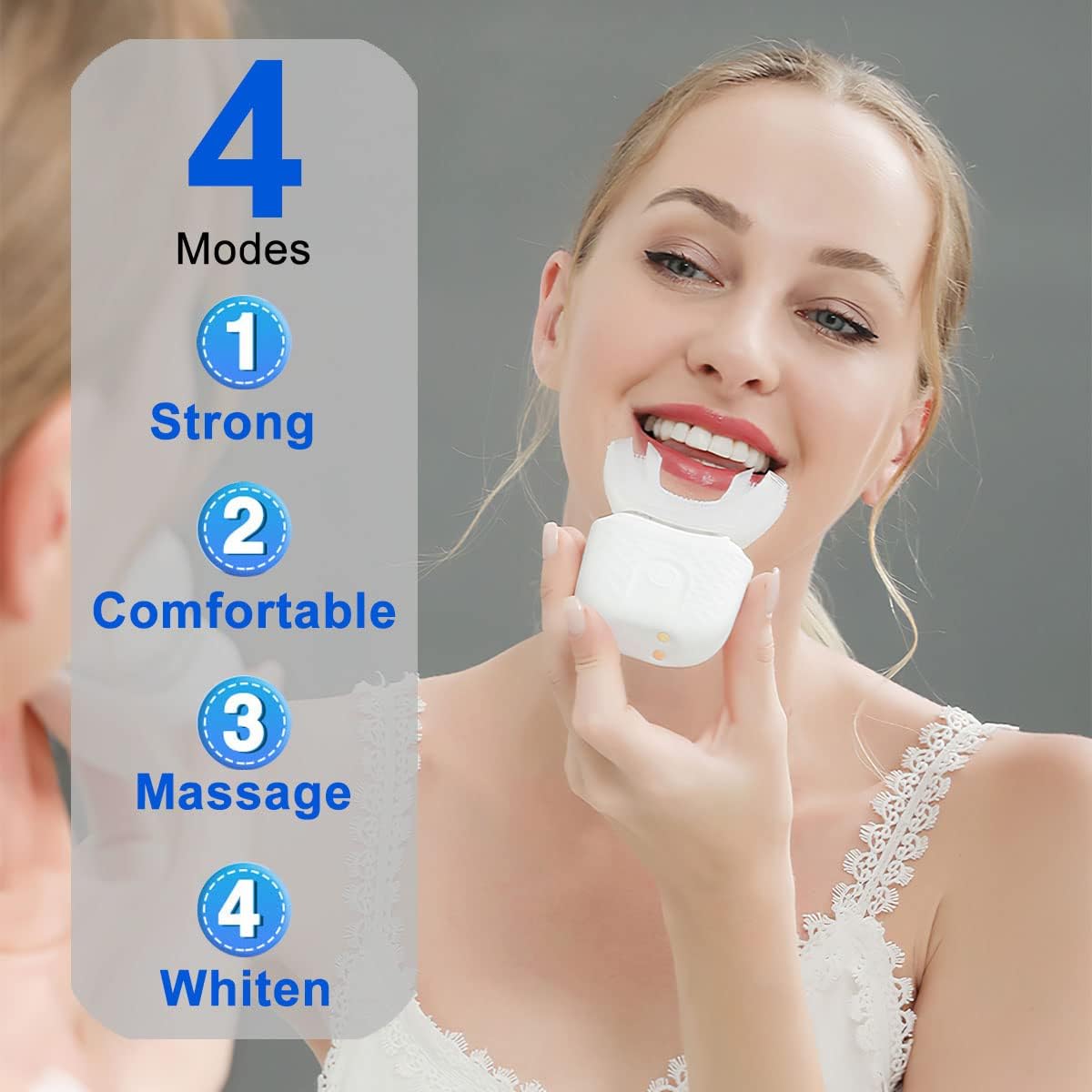 Diş bakımı U şekli elektrikli  - Teeth Whitening Toothbrush incelemesi ve fiyatı