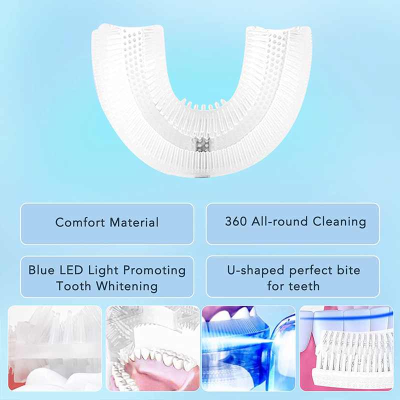 Diş bakımı U şekli elektrikli  - Teeth Whitening Toothbrush incelemesi ve fiyatı