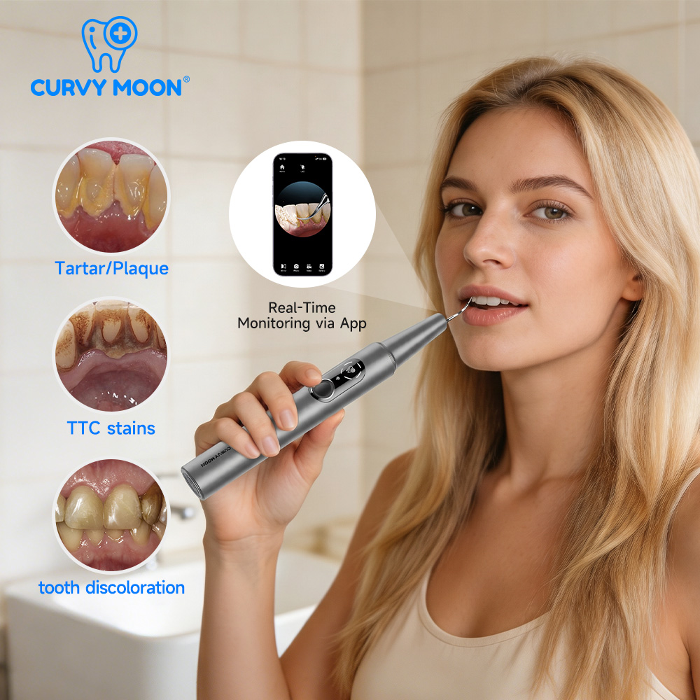 CURVY MOON Görünür Elektrikli  - Teeth Whitening And Stain Removal incelemesi ve fiyatı
