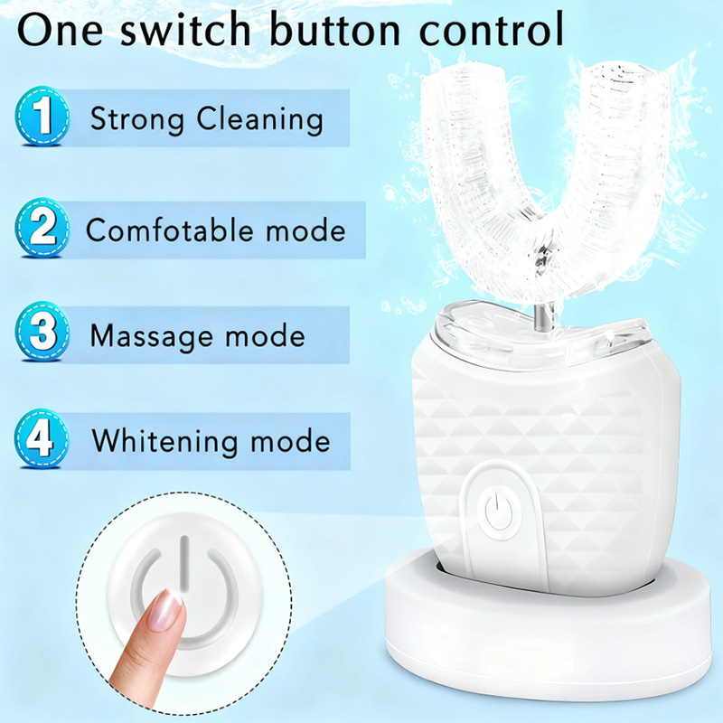 Taşınabilir U şeklinde elektri - Teeth Whitening Toothbrush incelemesi ve fiyatı