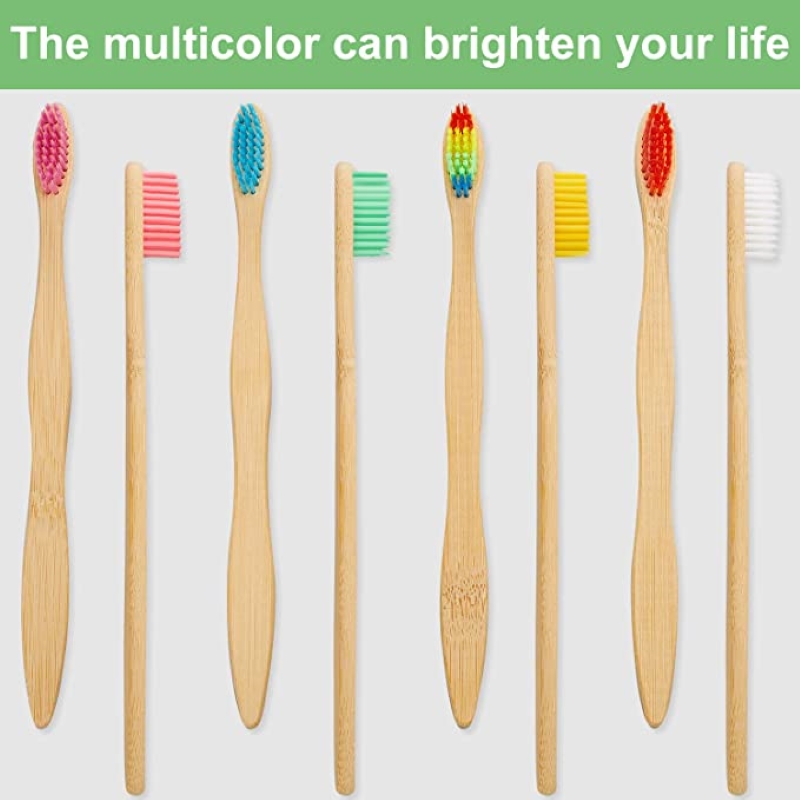 50/100 adet renkli doğal bambu - Teeth Whitening Logo incelemesi ve fiyatı