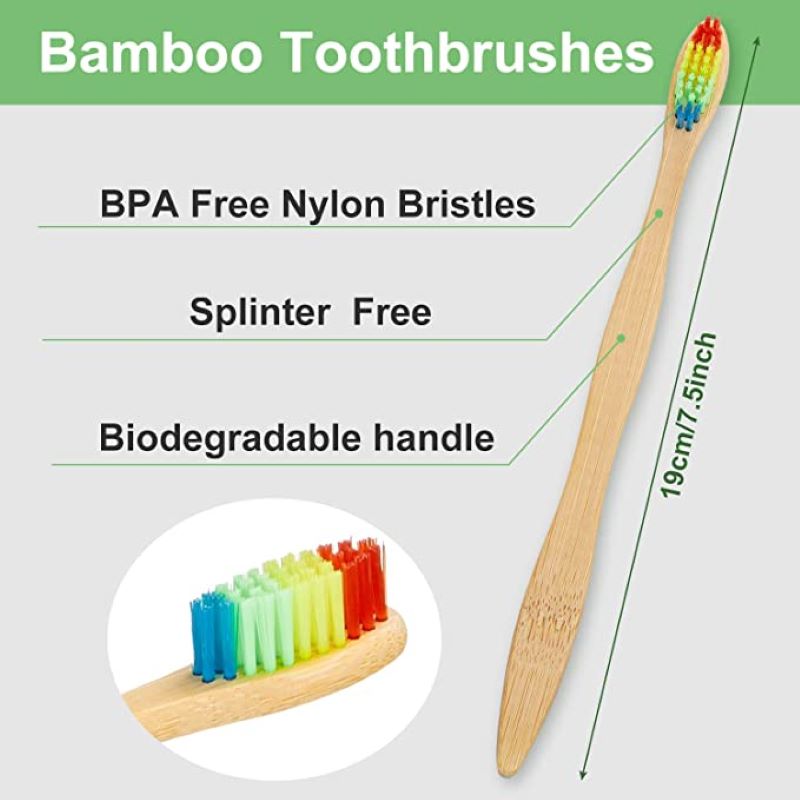 50/100 adet renkli doğal bambu - Teeth Whitening Logo incelemesi ve fiyatı