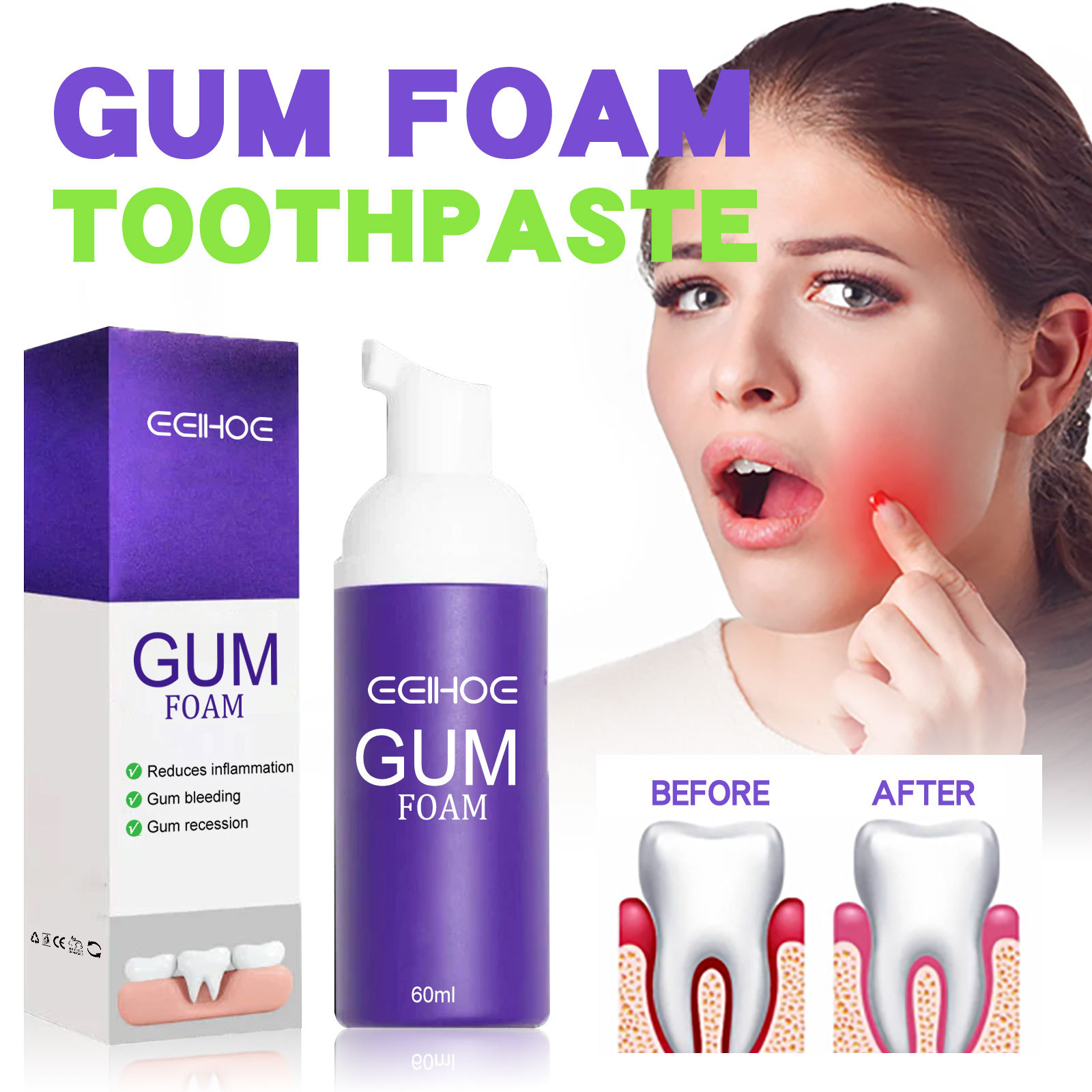 60 ml Diş Beyazlatma Köpüğü V3 - Teeth Whitening Mousse incelemesi ve fiyatı