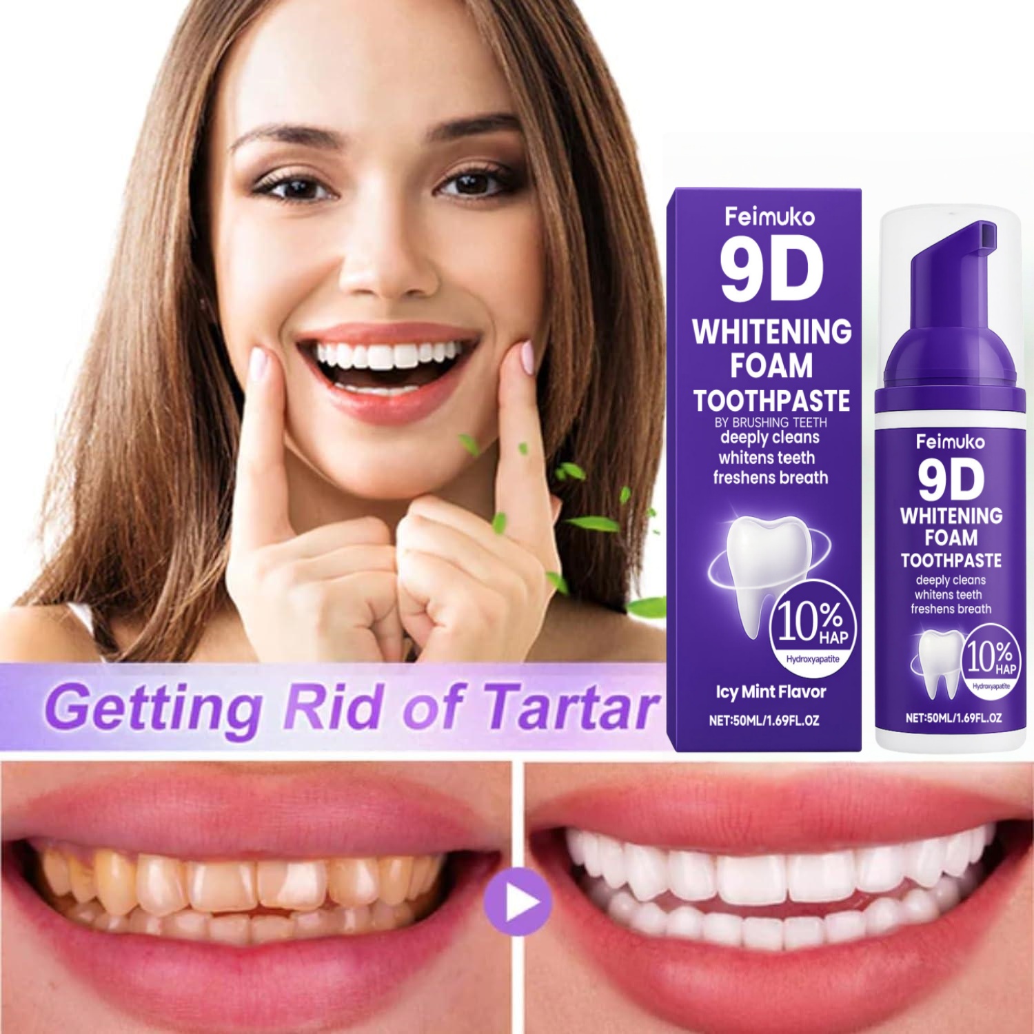 Diş Beyazlatıcı Mousse Diş Lek - Teeth Whitening Mousse incelemesi ve fiyatı