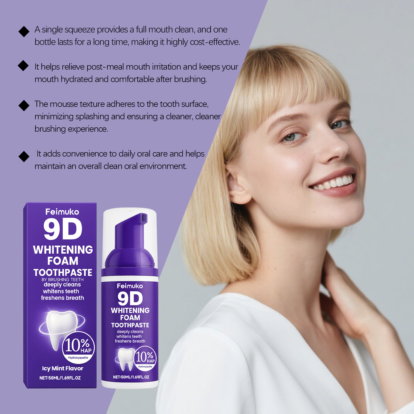Diş Beyazlatıcı Mousse Diş Lek - Teeth Whitening Mousse incelemesi ve fiyatı