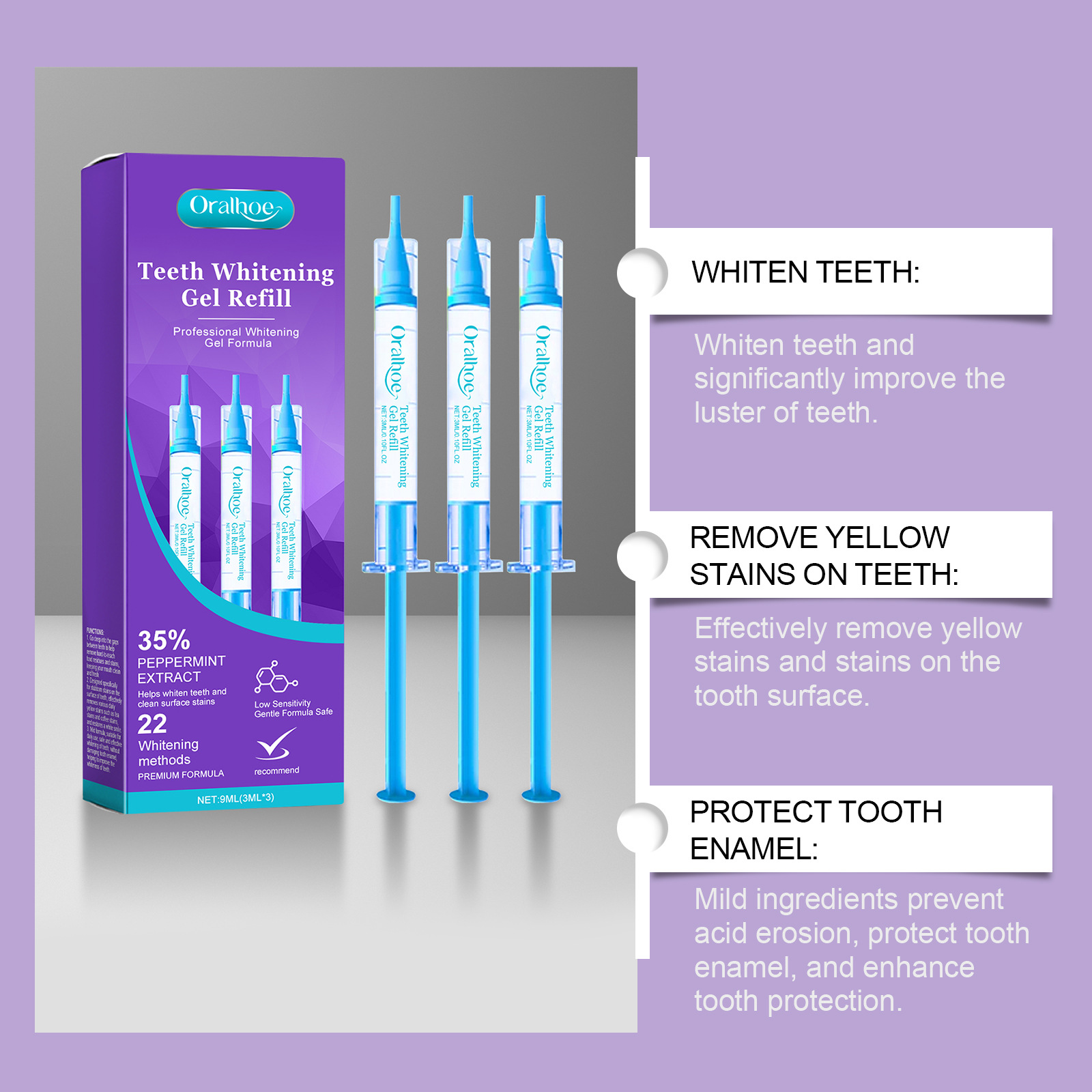 ORALHOE Diş Beyazlatıcı Jel Ye - Teeth Whitening Gel Refills incelemesi ve fiyatı