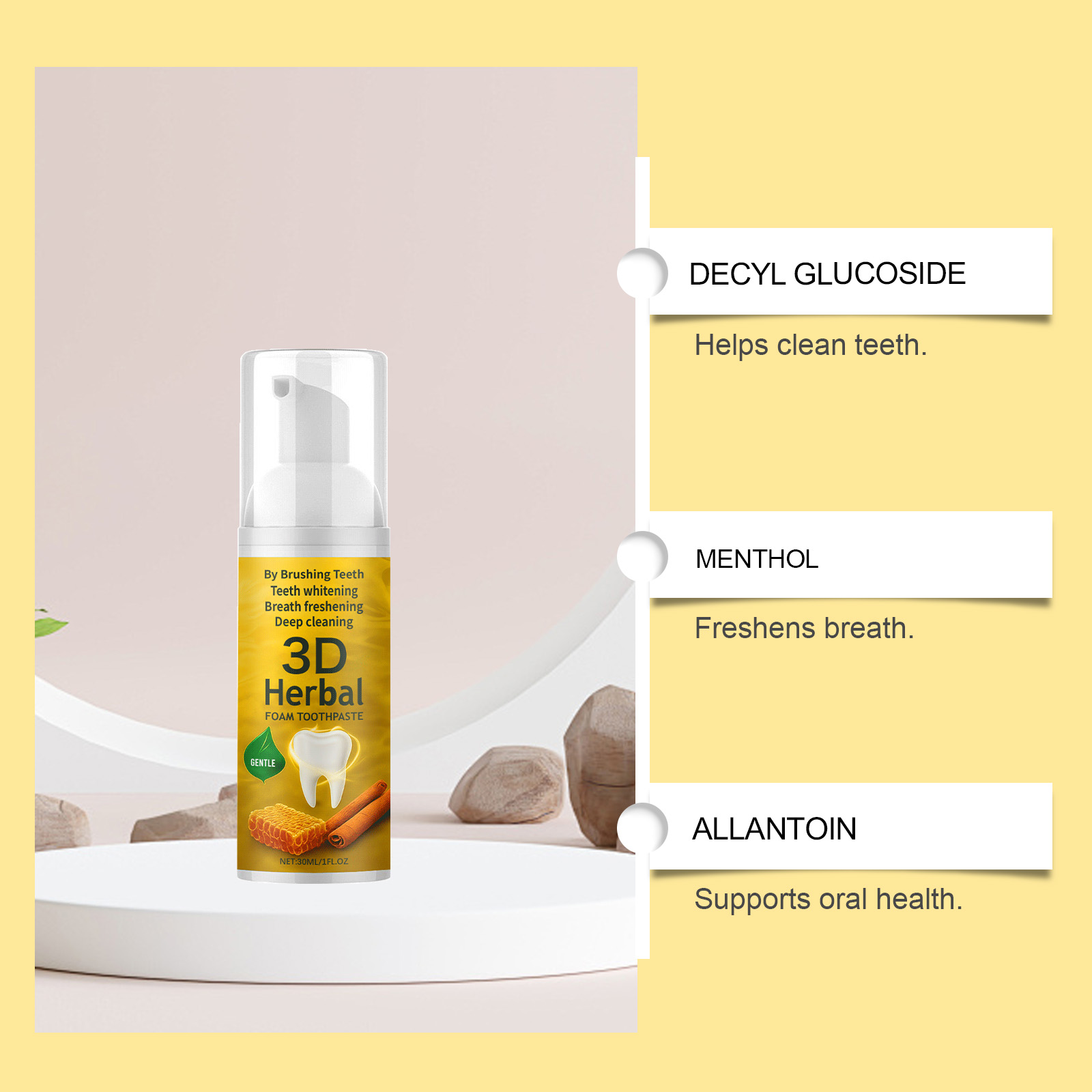 Bitkisel Diş Macunu Organik Fl - Teeth Whitening Mousse incelemesi ve fiyatı